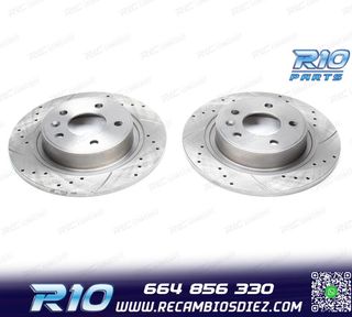 DISCOS DE FRENO PARA SUZUKI PERFORADOS RANURADOS