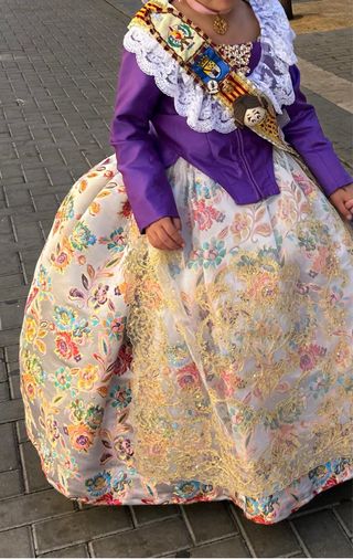 Traje fallera 8/9 años