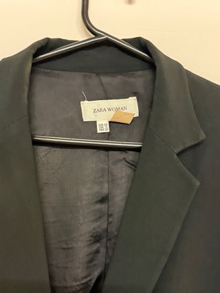ZARA WOMAN Blazer Verde Oliva Talla M
