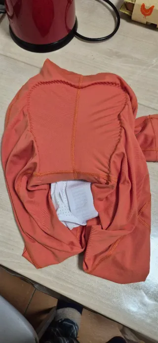 Culotte ciclismo largo naranja