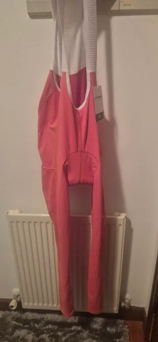 Culotte ciclismo largo naranja