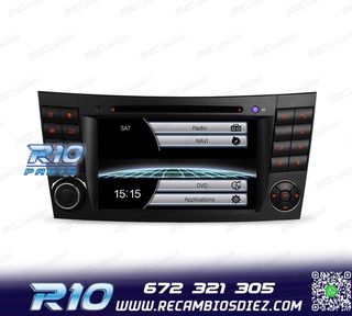 RADIO NAVEGADOR 7" PARA MERCEDES CL. E W211 CLS W219 USB GPS