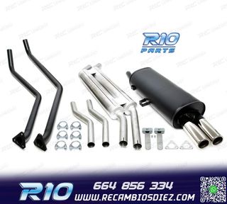 SILENCIOSO ESCAPE BMW E30 82-94 DOBLE