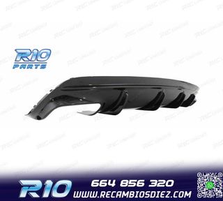 DIFUSOR MERCEDES CLA W117 13-18 LOOK AMG CLA45 NEGRO BRILLO