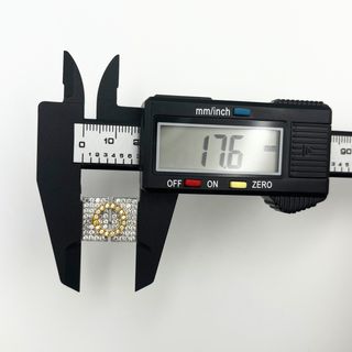 Pendientes Oro Blanco y Amarillo 18K, 8.28gr