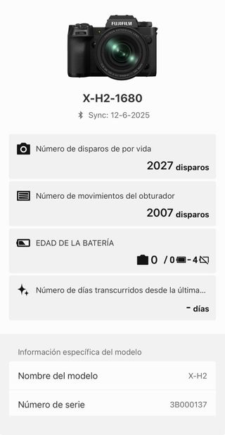 Fujifilm X-H2 (solo cuerpo)