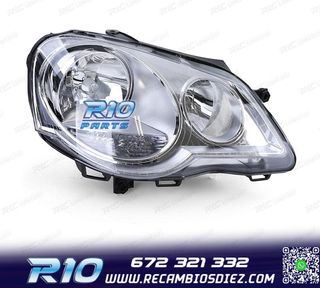 FARO DCH PARA VOLKSWAGEN VW POLO VI 05-09 CROMO