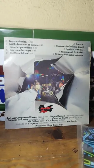 Lote 2 Vinilos LP Rock Def Leppard Baron Rojo