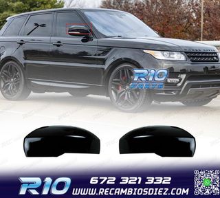 CARCASA ESPEJOS RANGE ROVER SPORT 14-17 NEGRO BRILLO