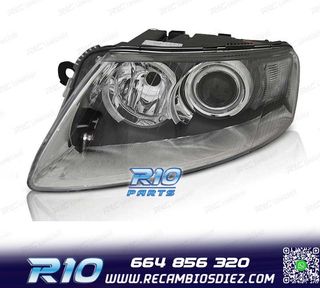FARO XENON IZQ AUDI A6 C6 04-08 CROMO