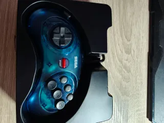 Mando megadrive azul transparente usb