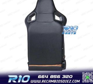 ASIENTO DEPORTIVO SEMI BAQUET ESTILO RS CUERO BEIGE