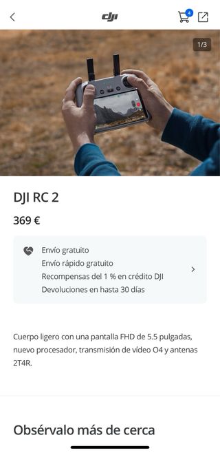 DJI RC 2 - Nuevo