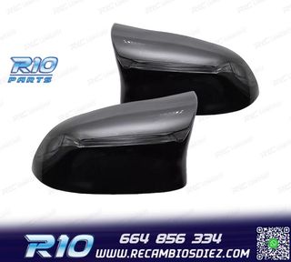 CARCASAS ESPEJOS BMW F15 F16 F25 F26 NEGRO BRILLO
