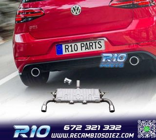 SILENCIOSO ESCAPE VOLKSWAGEN VW GOLF 7.5 LOOK GTI 17-20