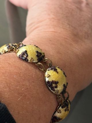 Bracciale vintage smaltato anni 50-70