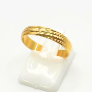 Anillo Alianza Oro 18K, 2.93gr, T-16