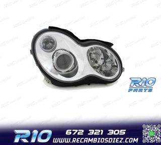 FARO DCH XENON PARA MERCEDES CLASE C W203 00-07 CROMO D2S+H7