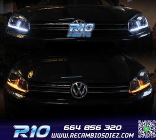 FAROS VOLKSWAGEN VW GOLF 6 08-13 LOOK SILVER GOLF 7 DINAMICO