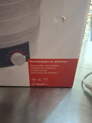 Deshidratador de alimentos 5 bandejas