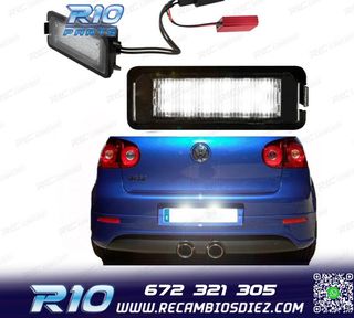 LUCES MATRÍCULA LED PARA VOLKSWAGEN VW GOLF V 05-08
