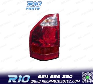 PILOTO IZQ PARA MITSUBISHI MONTERO PAJERO 03-06 BLANCO ROJO