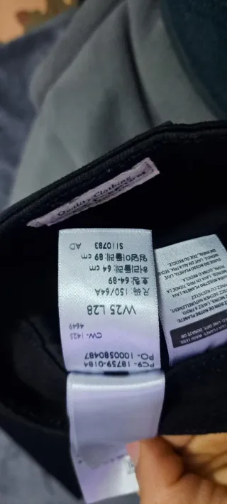 Pantalón Levi's Negro Acampanado w25 L28