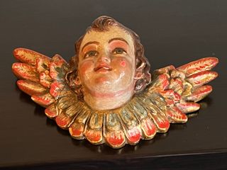 Amorcillo Escayola Policromía de autor XX 17x10cm