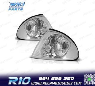 INTERMITENTES FRONTALES BMW E46 BERLINA E46 98-01 CROMO CRIS