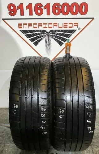 225 45 18 W BRIDGESTONE RUEDA AL 90% VIDA UTIL