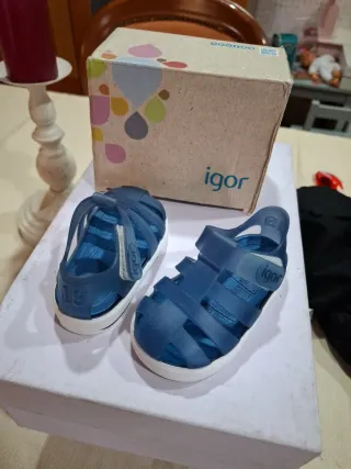 Sandali Igor blu bambino n°19