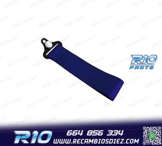 CINTA DE REMOLQUE AZUL EN TELA