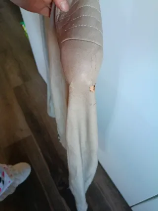 Giacca similpelle beige