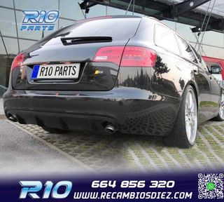 DIFUSOR AUDI A6 C6 4F S6 08-11 LOOK RS6