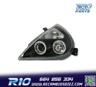 FAROS PARA FORD KA 96-08 OJOS ANGEL FONDO NEGRO