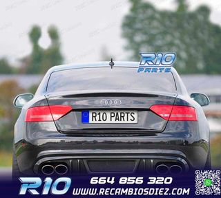 DIFUSOR AUDI A5 B8 B81 COUPE CABRIO 07-11 LOOK DTM RIEGER