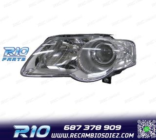 FARO IZQ VOLKSWAGEN VW PASSAT 05-10 FONDO CROMO