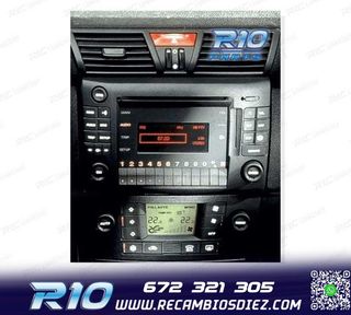 MARCO NEGRO PARA RADIO 2-DIN PARA FIAT STILO