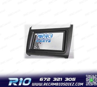MARCO NEGRO COMPLETO RADIO 2-DIN PARA VOLKSWAGEN VW POLO 14+