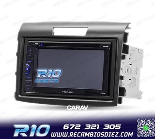 MARCO NEGRO RADIO 2-DIN PARA HONDA CR-V 12-17