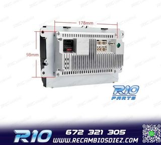 RADIO GPS ANDROID 14 PARA VOLKSWAGEN VW SEAT SKODA LCD TACTI