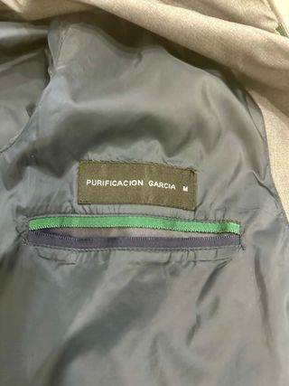 Gabardina hombre Purificacion Garcia gris