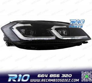FAROS FULL LED DINAMICOS VOLKSWAGEN VW GOLF 7.5 17-19 LOOK R