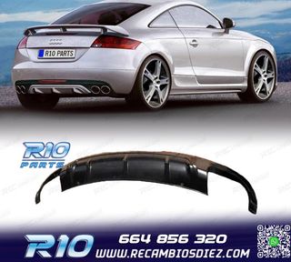 DIFUSOR AUDI TT 8J 06-14 LOOK ABT NO S LINE