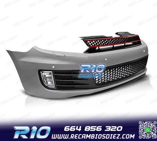 PARAGOLPES DELANTERO VOLKSWAGEN VW GOLF 6 08-12 PDC LOOK GTI
