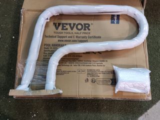 Barandilla VEVOR Piscina 81x58 cm Azul/Plata