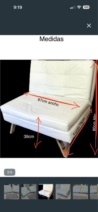 SILLONES DE DISEÑO abatibles