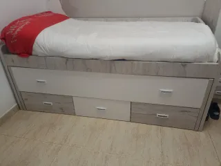 Cama nido con almacenaje