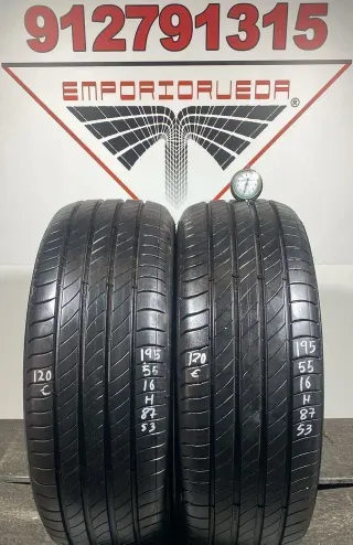 4UD 195 55 16H MICHELIN RUEDA SEMINUEVA OFERTA