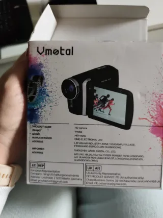 Cámara de vídeo Umetal Full HD. Nueva